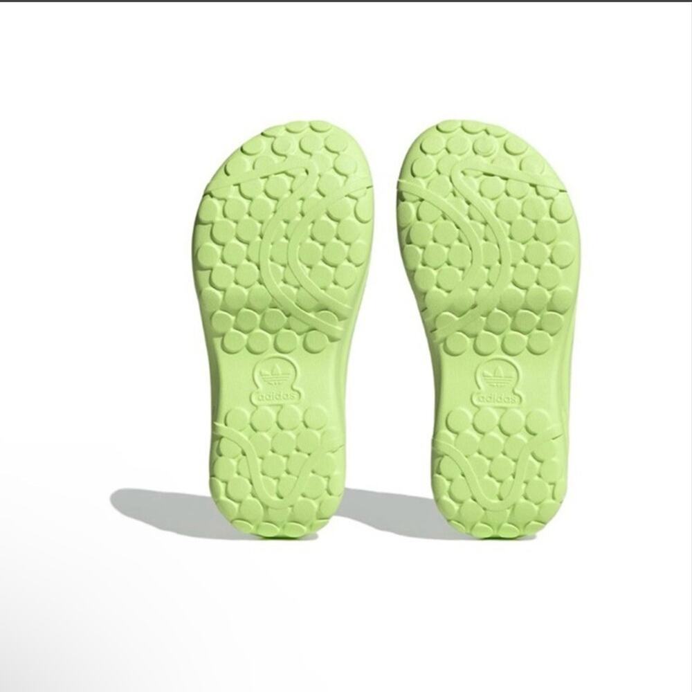 Adidas Adifom Stan Smith Mule Neon Green Foam Clogs Y2K Gorpcore - Picture 5 of 6